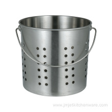 Oblique Style Stainless Steel Strainer Bucket